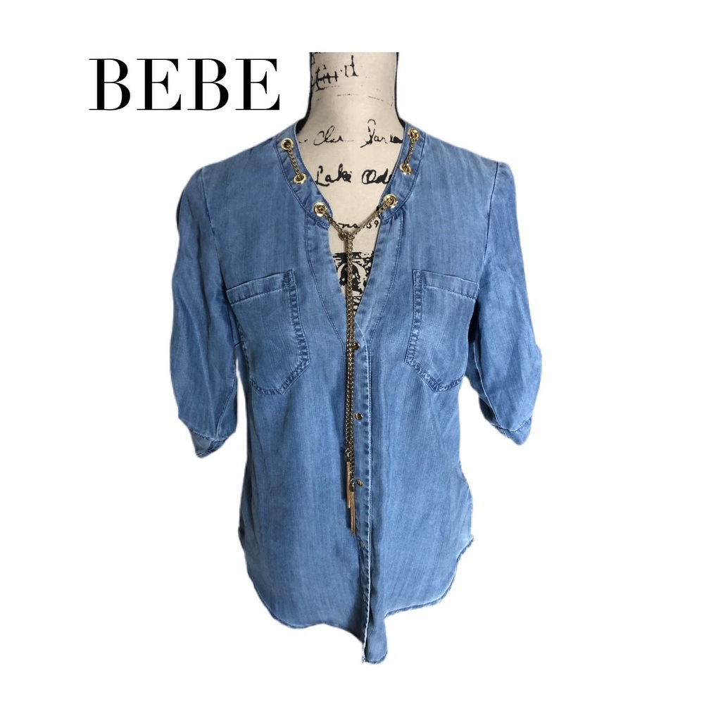 BEBE Denim Shirt